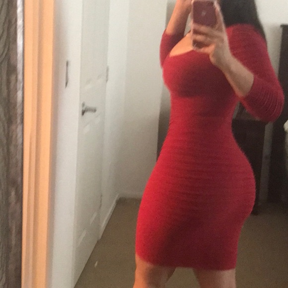 Bebe Knee Length Dress - Picture 4 of 4